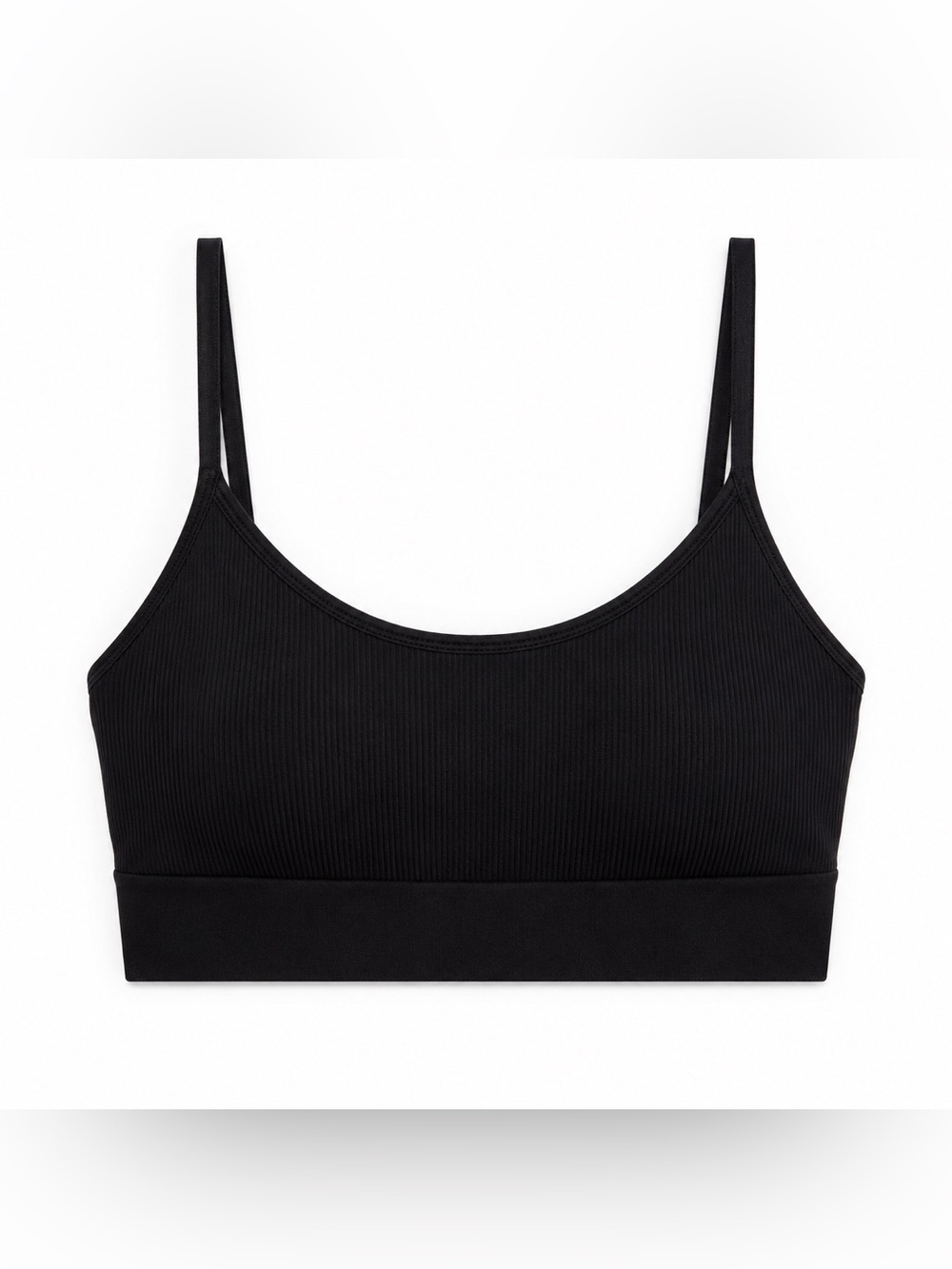 Auden Black Adjustable Strap Bra